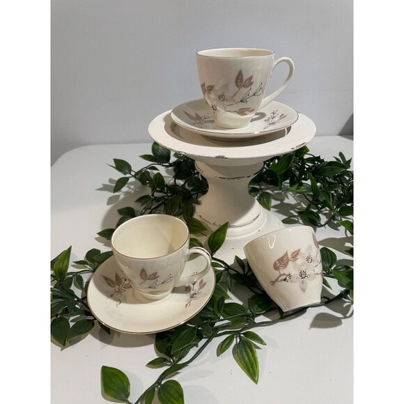 Herend Zinzia Germany Porcelain Tea Two Full Set (cup+plate)One Incomplete Set - Picture 10 of 13